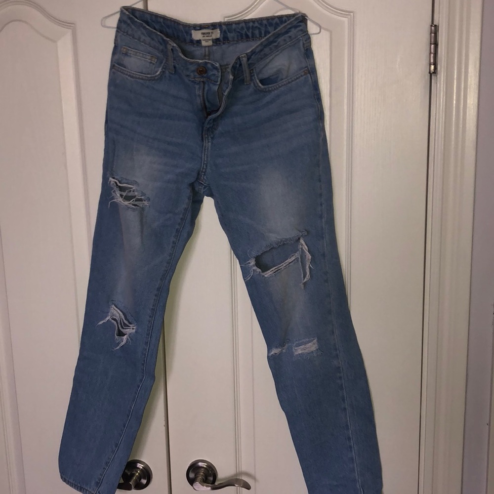 Forever21 ripped jeans